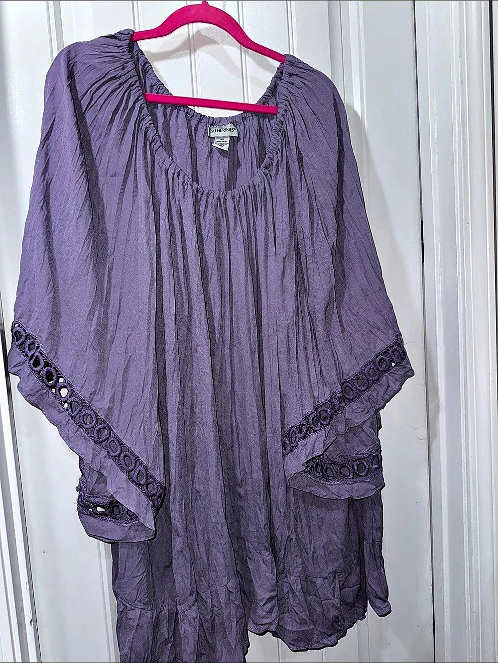 Catherines Purple Tunic Size 5X Like New